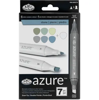 Grafické fixy - 6 ks + bezbarvý fix (blender), stone