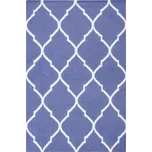 Kusový koberec Bakero Caroline tmavě modrý kilim 155 x 240 cm