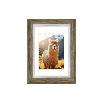 Rám na obraz Hama rámeček plastový LIMA, olivová, 13x18 cm