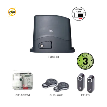 Pohon brány TURBO S KIT pro posuvnou bránu do 400kg