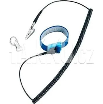 ESD Antistatický náramek HAKKO 442B-01, 1,5m, modrý - 101000017