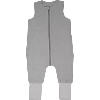Zavinovačka ESITO | Mušelínový spací pytel s nohavicemi Dove grey - šedá / 9 m - 36 m