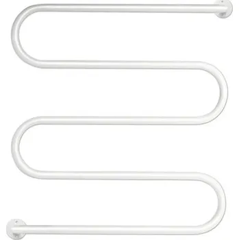 Sušák na prádlo Elektrický sušák na ručníky MYJAVA 68x60 cm 83 W bílá lesklá