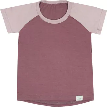 Chlapecké tričko ESITO | Dětské tričko modal s krátkým rukávem Red compact - růžová / 98