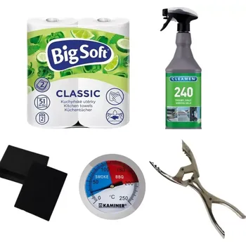 Příslušenství pro gril Sada Grilmana - čistota, teplota, pohoda