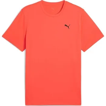 Pánské triko Puma M TAD ESSENTIALS SOLID CAT TEE XXL Červená, Černá