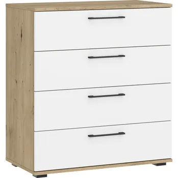 Komoda Komoda FORMO KM-1, dub artisan/bílá