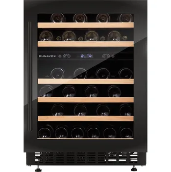 Vinotéka Vestavná vinotéka Dunavox Flow 46D, černá