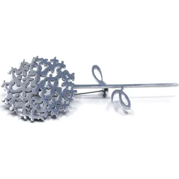 Brož Brož pampeliška Kaya - Stříbrná