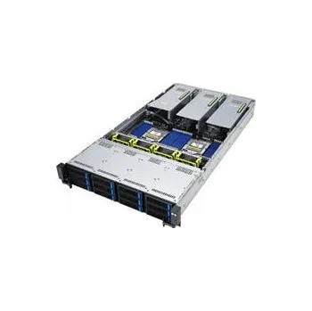Serverovna ASUS 2U GPU server 2x SP5, 24x DDR5 ECC R, 12x 3,5/8xNVMe, 2x 10Gb LAN, 2x 2600Wt, IPMI
