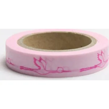 Lepicí páska Dekorační lepicí páska - WASHI pásky-1ks neon-čápi