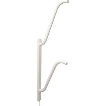 Sušák na prádlo Elektrický sušák na ručníky POPRAD 87x3 cm 83 W bílá lesklá