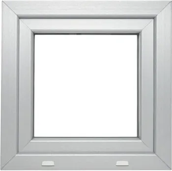 Stavebniny Plastové okno ARON 2.0 OS1 RAL9006/bílá 60x60 cm L