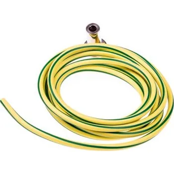 Měřicí kabel Zkušební vodič, Zelená/žlutá, délka kabelů: 2m, PVC