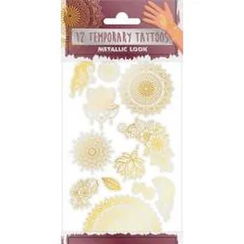 Tatuaże metaliczne Mehndi