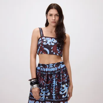 Reserved - Vzorovaný top - vícebarevná - 757II-MLC - 757II-MLC-XL