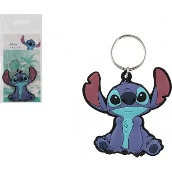 Přívěsek na klíče/Klíčenka Lilo & Stitch gumový 6cm - VÝPRODEJ