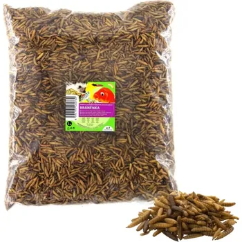 Krmivo pro ptáka Bráněnka UGF, sáček 0,5 kg (Bráněnka je přirozenou potravou pro velkou skupinu živočichů.)