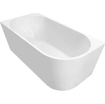 Vana Aqualine TIBERA L rohová stojící vana, 150x75cm, bílá E1047