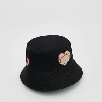 Čepice Reserved - Džínový klobouk Pusheen - černý - 762GP-99X - 762GP-99X-9Y1