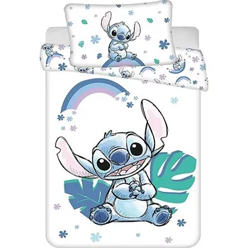 Povlečení Jerry Fabrics Povlečení Lilo and Stitch Rainbow 100 × 135, 40 × 60 cm