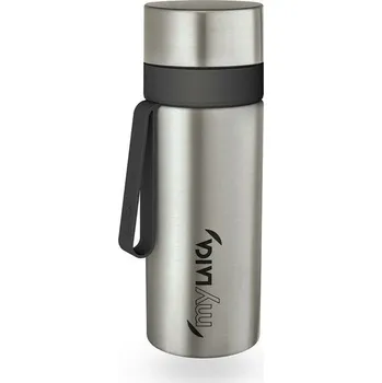 Filtrační konvice Laica Filtrační thermo nerezová láhev, černá rukojeť