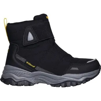 Dívčí zimní obuv Dětská zimní obuv Willard WOOWY 34 Černá, Žlutá