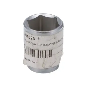 Gola hlavice Nástavec 1/2" šestihranný krátký 23mm