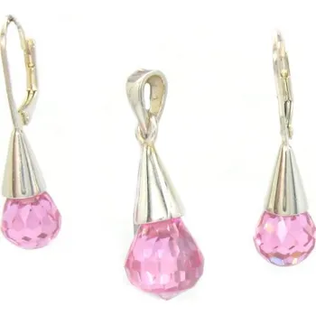 Souprava šperků Souprava set stříbrná s kameny zirkon