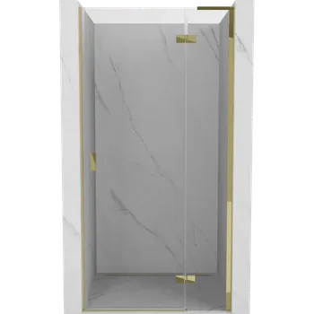 Mexen Mist-H L sprchové dveře otočné pravé 95 cm, transparentní, zlaté - 8A5L-095-000-50-00-P Sprchové dveře
