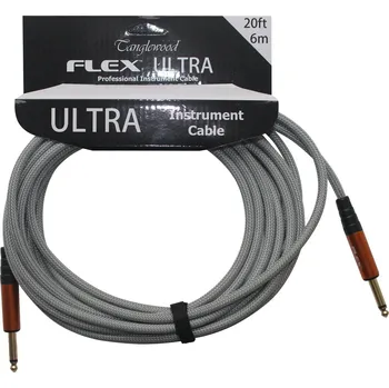 Příslušenství ke zvukové technice Tanglewood Flex Ultra Cable Storm Grey 6 m + prodloužená záruka 3 roky