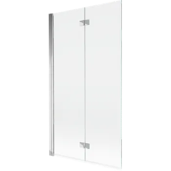 Vanová zástěna Mexen Mist vanová zástěna dvoukřídlá levá 100 x 150 cm, transparentní, chrom - 8A9-100-002-01-00-L Vanové zástěny