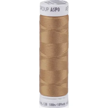 Nit Polyesterové elastické nitě návin 100 m Aspotex 120 Amann, barva 1120 béžová velbloudí