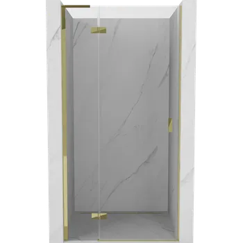 Mexen Mist-H L sprchové dveře otočné levé 80 cm, transparentní, zlaté - 8A5L-080-000-50-00-L Sprchové dveře