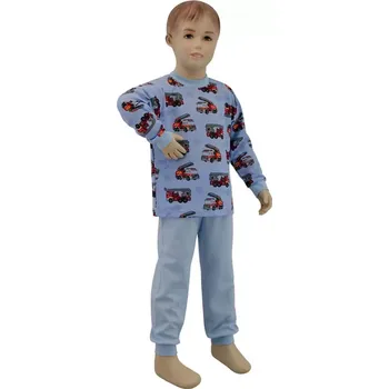 Dívčí pyžamo ESITO | Chlapecké pyžamo Hasiči Blue - modrá / 92