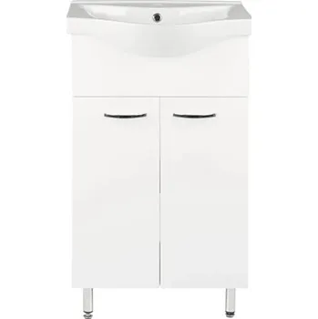 Koupelnový nábytek Skříňka pod umyvadlo K-PLUS bílá 49,6 x 74 x 31,8 cm PLUS55DV