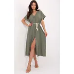 Och Bella Šaty -TW-SK-BI-2022126.59 Barva: Zelená, Velikost: L