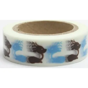 Lepicí páska Dekorační lepicí páska - WASHI tape-1ks zamilované laně