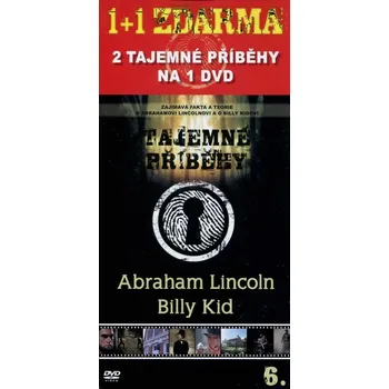 DVD film Tajemné příběhy (6. díl) - Abraham Lincoln, Billy Kid (DVD) (papírový obal)