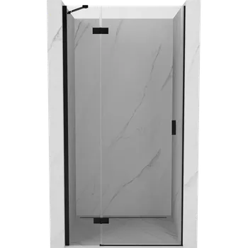 Mexen Mist-H sprchové dveře otočné levé 80 cm, transparentní, černé - 8A5-080-000-70-00-L Sprchové dveře