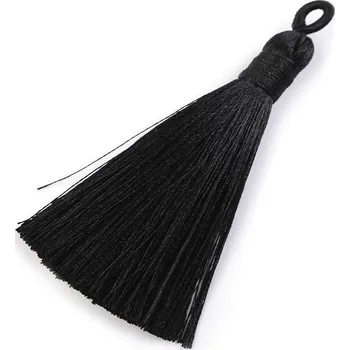 Střapec délka 80 mm, barva 12 černá