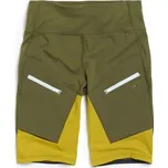Dámské turistické šortky KARI TRAA ANE XS Khaki, Žlutá, Bílá