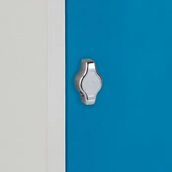 Zámek na kolo Otočný zámek ke kovovým šatním skříňkám, šedá