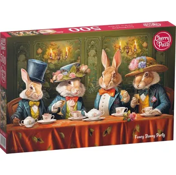 Puzzle Puzzle 500d. Cherry Pazzi Elegantní králíčí párty