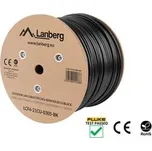 LANBERG LAN KABEL CAT.6 FTP 305M PEVNÝ VENKOVNÍ CU ČERNÝ FLUKE PŘEDÁN