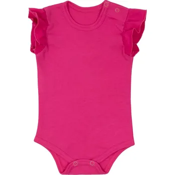 Kojenecký body ESITO | Bodyčko pro miminka s krátkým rukávem Malina - malinová / 56