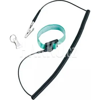 ESD Antistatický náramek HAKKO 442B-04, 1,5m, zelený - 101009230