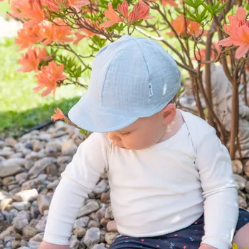 Kšiltovka ESITO | Dětská kšiltovka Mušelín - modrá / XL