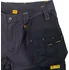 pracovní kraťasy DeWALT Hamden Stretch pánské kraťasy šedé/černé 52