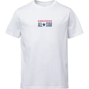 Pánské tričko Pánské tričko Converse CTAS TAG TEE L Bílá, Tmavě modrá, Červená
